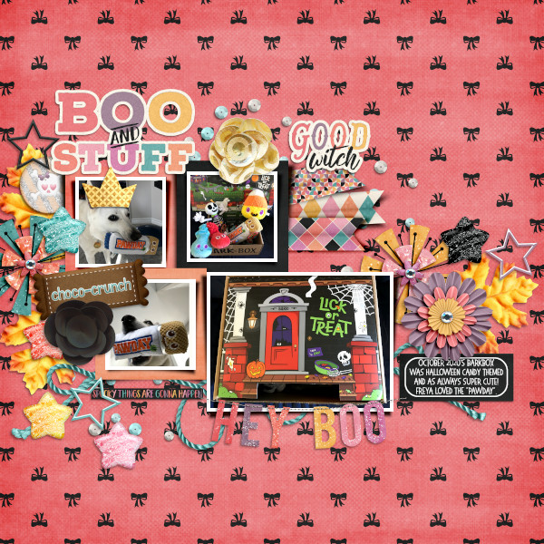 Lick or Treat: Oct. 2020 Barkbox (right)