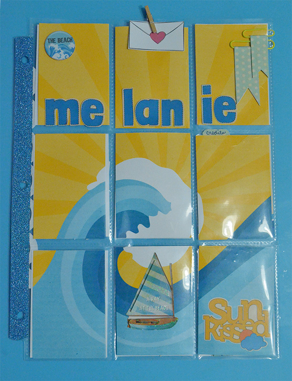 Life is a Beach Pocket Letter - Front