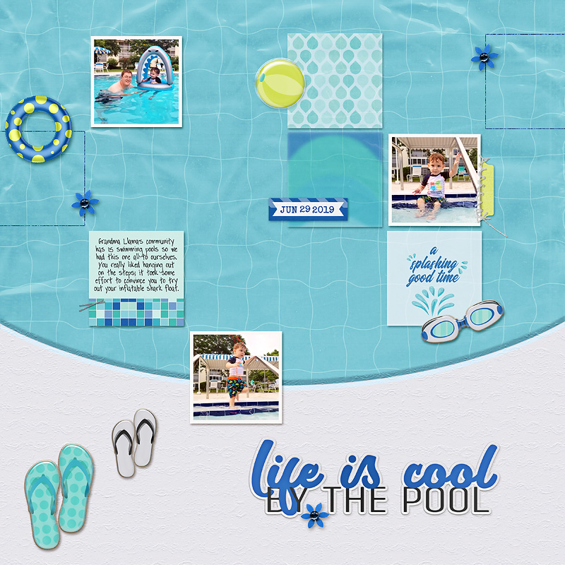 life is cool by the pool