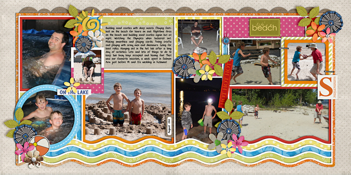 Life's A Beach (double page)