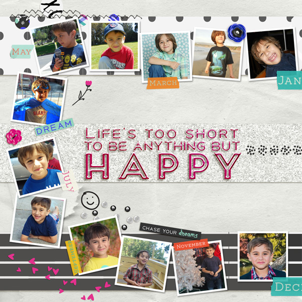 Life's too short, be happy-Left