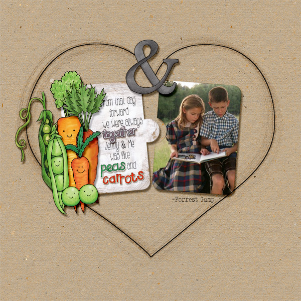...like Peas & Carrots (KH March Temp Chal)