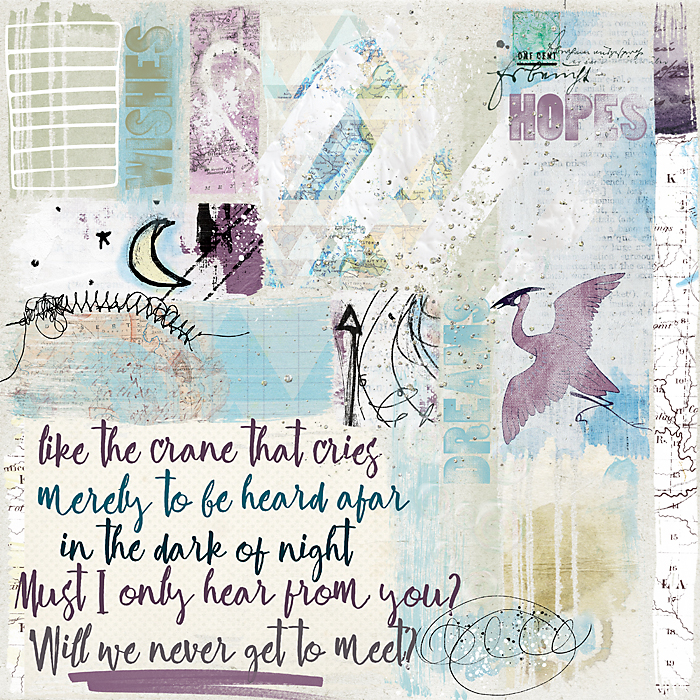 Like the crane - Monthly Muse May week 1