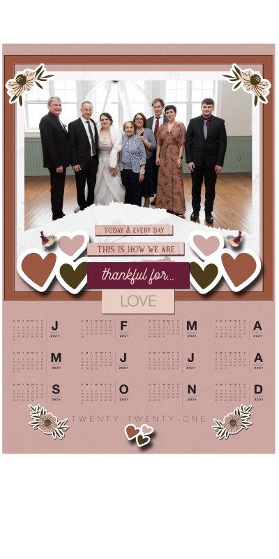 Lilypad Version Of Mom's Calendar 2021