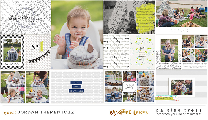 Lincoln's 1st Birthday (Full spread)