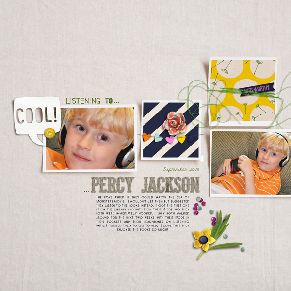 Listening to Percy Jackson
