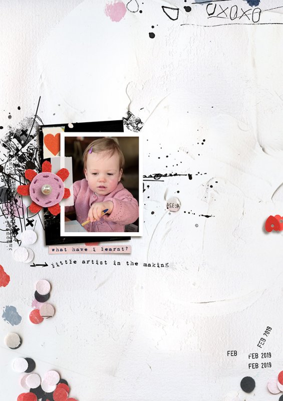 Little artist in the making