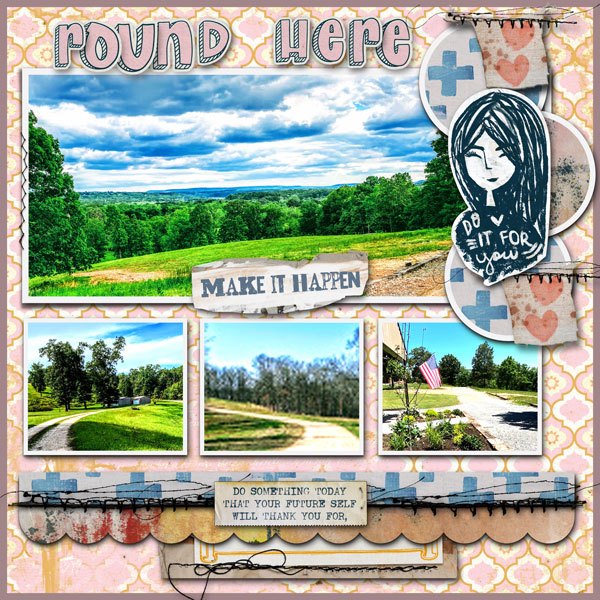 Little Butterfly Wings August Template
