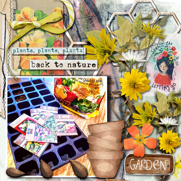 Little Butterfly Wings Collab With Studio Basic "April Is For Sowing Seeds"