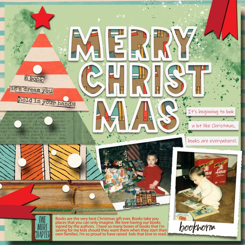 Little Butterfly Wings December Template Challenge Books Are The Best Christmas Gift