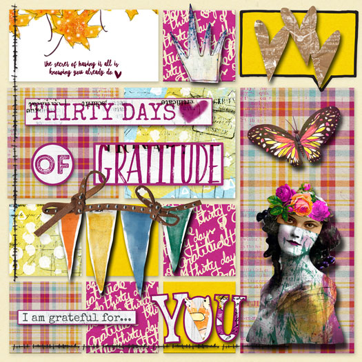 Little Butterfly Wings Easy Peasy Template + I Am Blessed