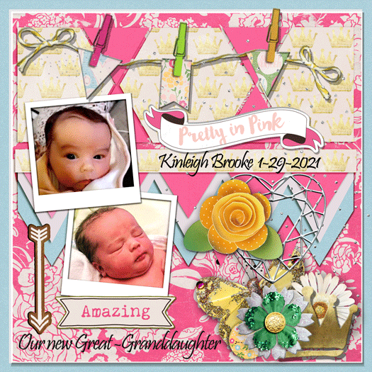 Little Butterfly Wings February 2021 Template Challenge