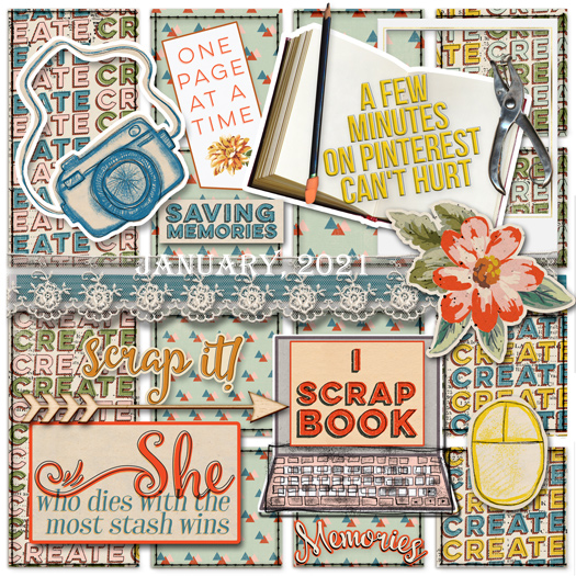 Little Butterfly Wings I-Scrapbook (January Featured Product)