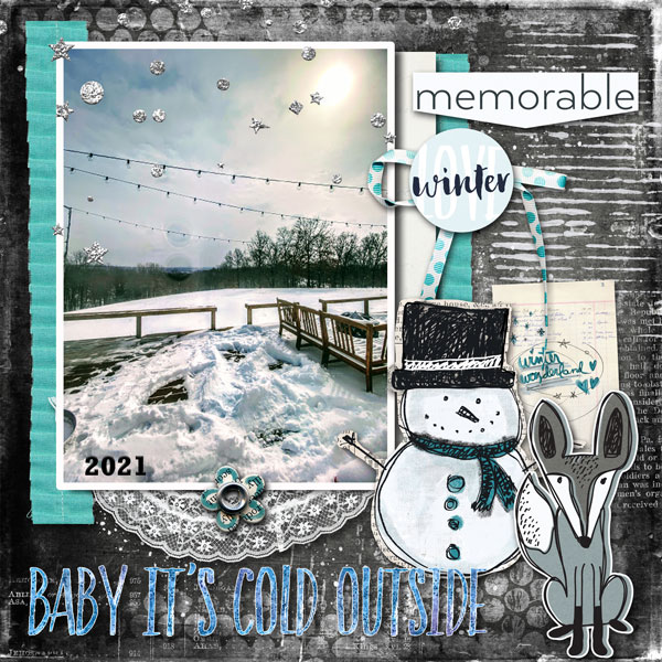 Little Butterfly Wings Winter Wonderland - Retiring