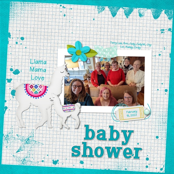 Llama Mama Love Baby Shower