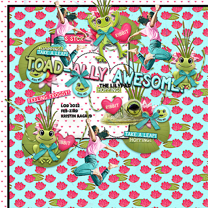 LOD-February 23rd : Kristin Aagard-Leaping Lilypad