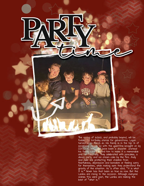 Logan's 12thBirthday or How to make the best of "what is"