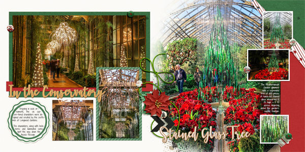 Longwood Gardens - In the Conservatory/Stained Glass Tree