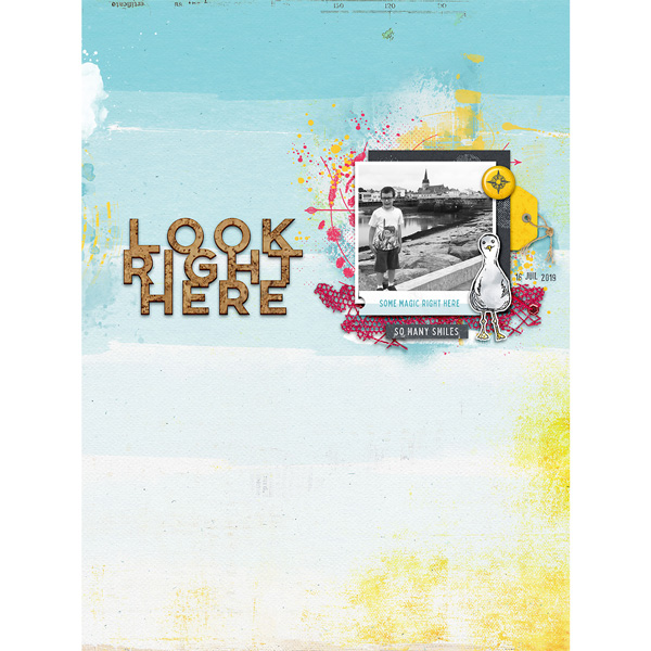 Look right here