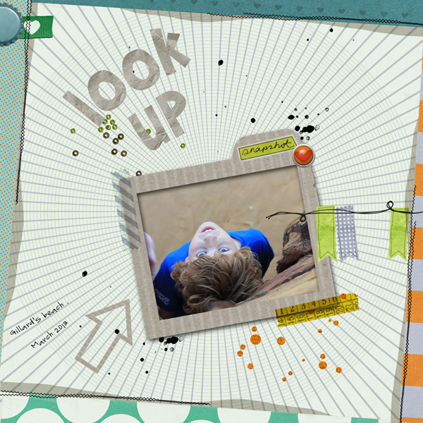 look up