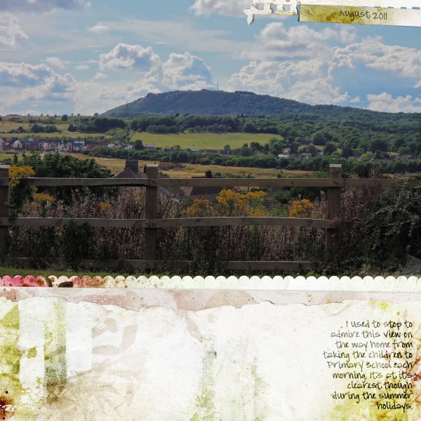 Looking across to the Mountain.