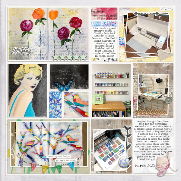 Lots Of Art in March Page 1