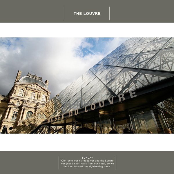 Louvre, left