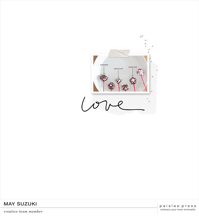 love | digital layout