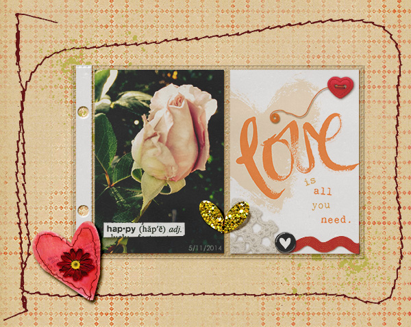 Love (Feb wk2 AJ Pocket challenge)