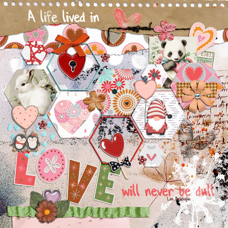 Love - February Week 4 Art Journal Muse