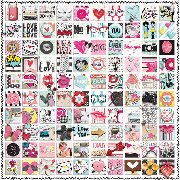 Love Is In The Air - Inchie Challenge Feb 2017