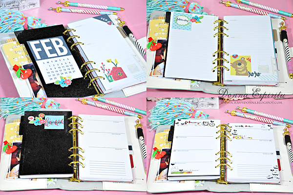 Love letters (add-on) hybrid planner (February setup)