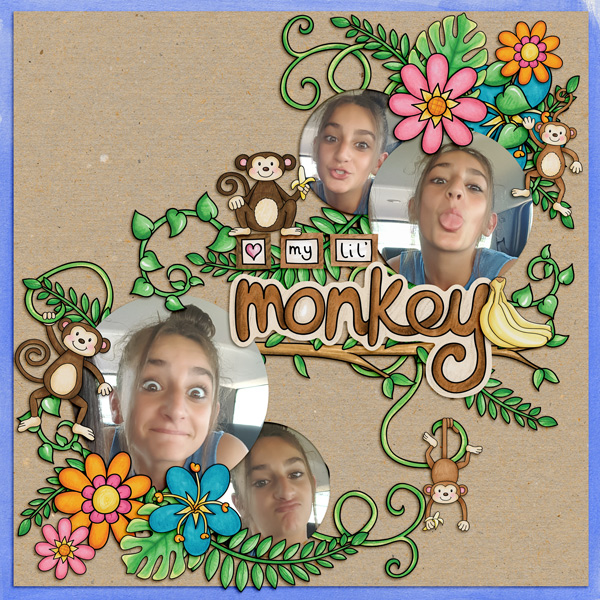Love my lil monkey