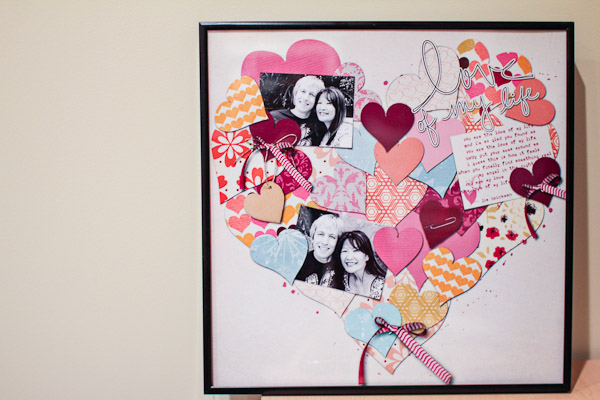 Love of My Life - printed and framed