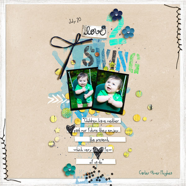 love to swing challenge #2 scraplift