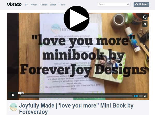 love you more Mini Book | by ForeverJoy