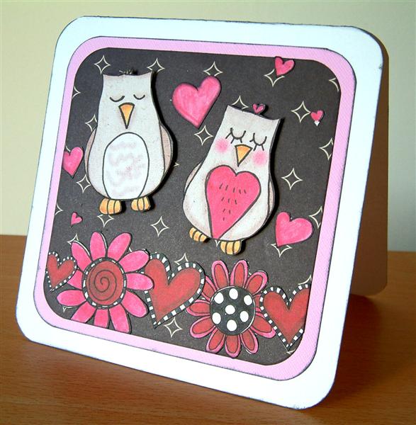 Lovebirds Hybrid Card