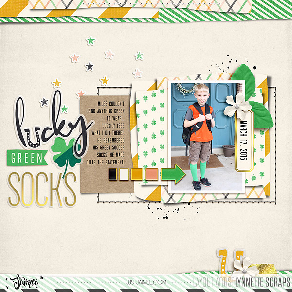 lucky green socks