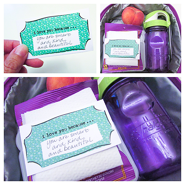 lunch box notes
