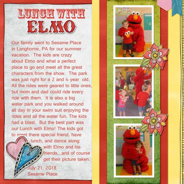 Lunch with Elmo