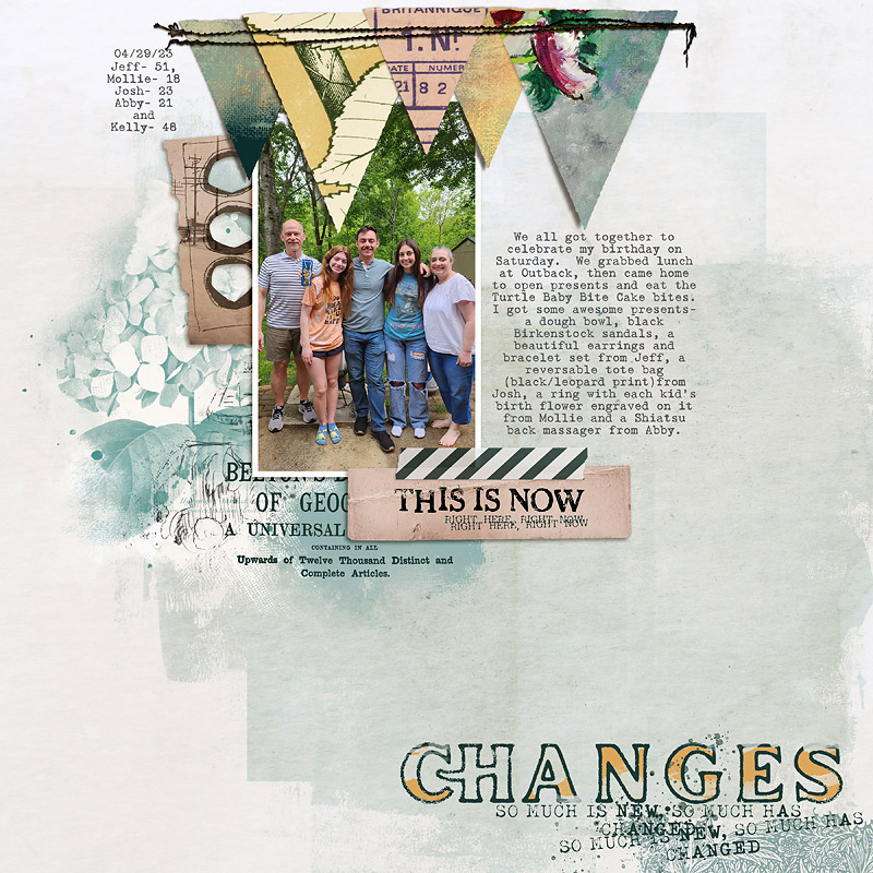 Lynn Grieveson Scraplift Challenge- May 2023- Changes