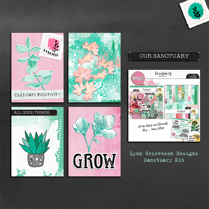 Lynn Grieveson Stretch Your Stash Challenge - March 2021 - Cards