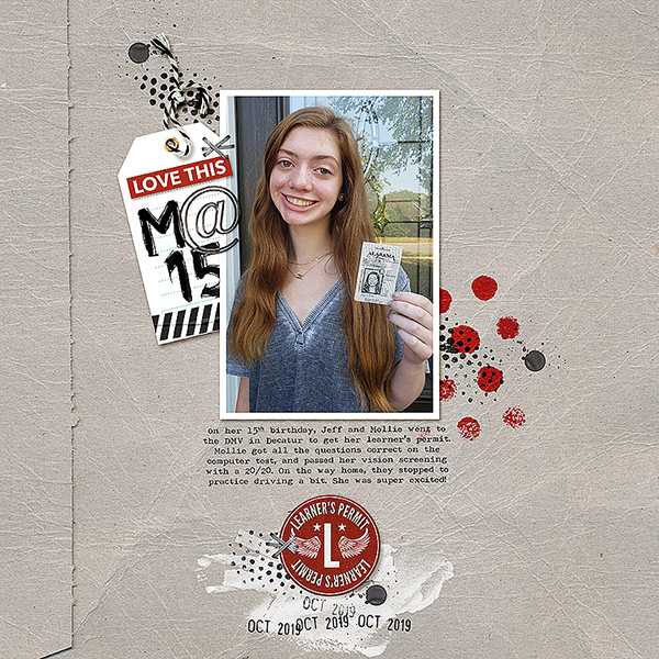 M @ 15