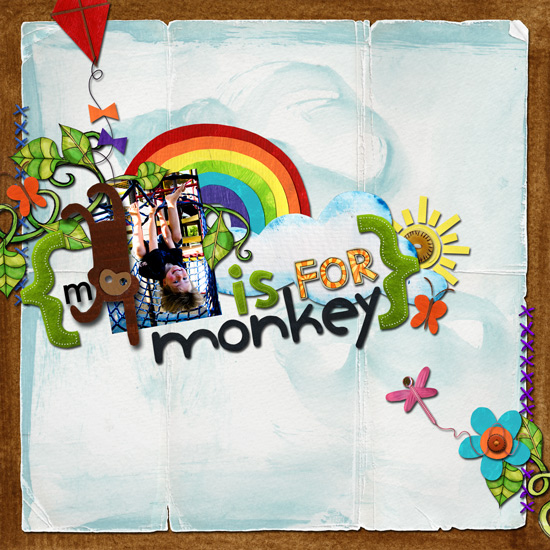 m is for monkey