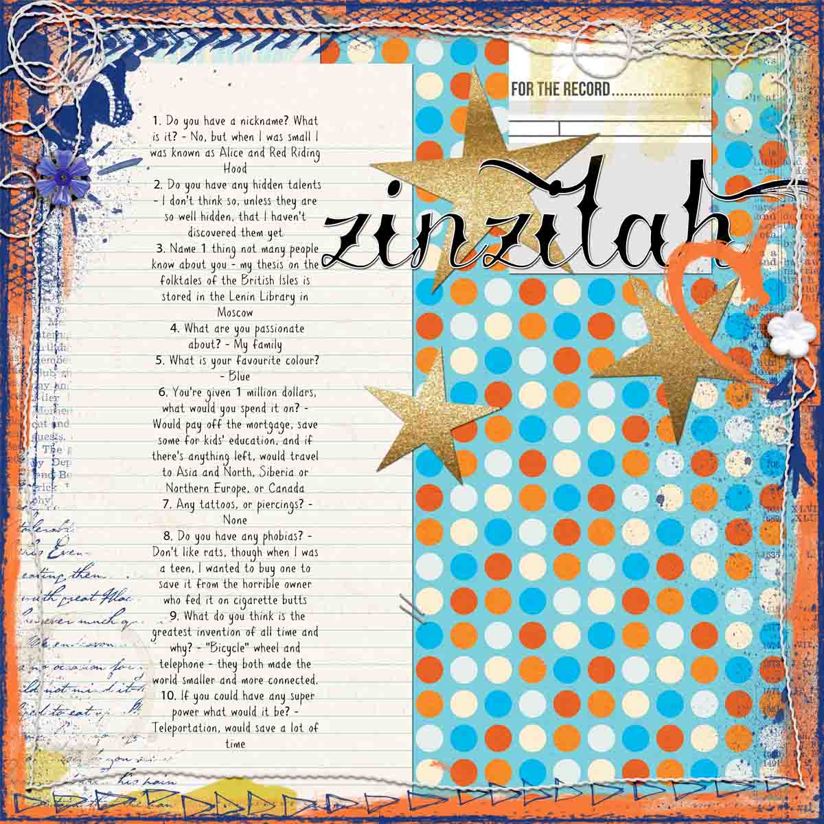 M3:  Zinzilah!