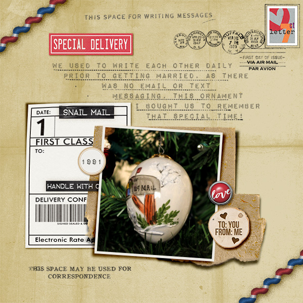 Mail Ornament