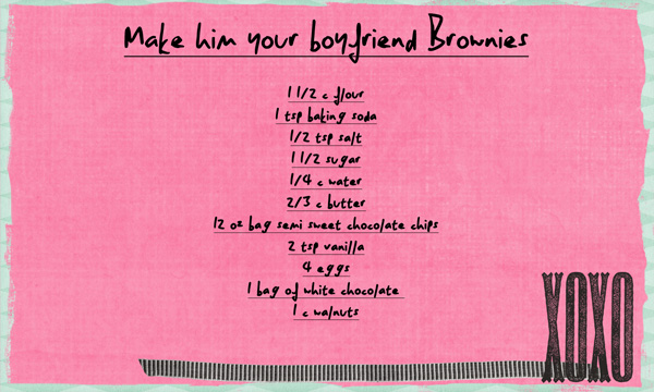 make him your Boyfriend brownies