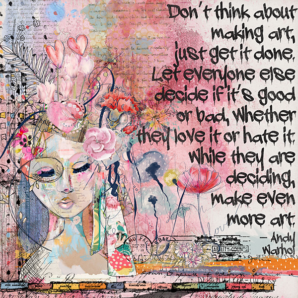 Making art