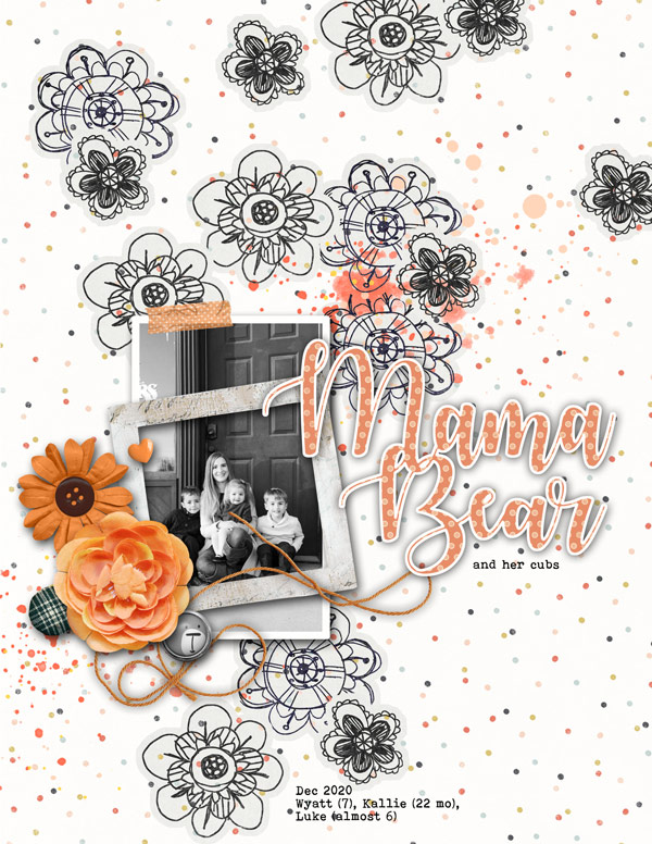 Mama Bear and Cubs