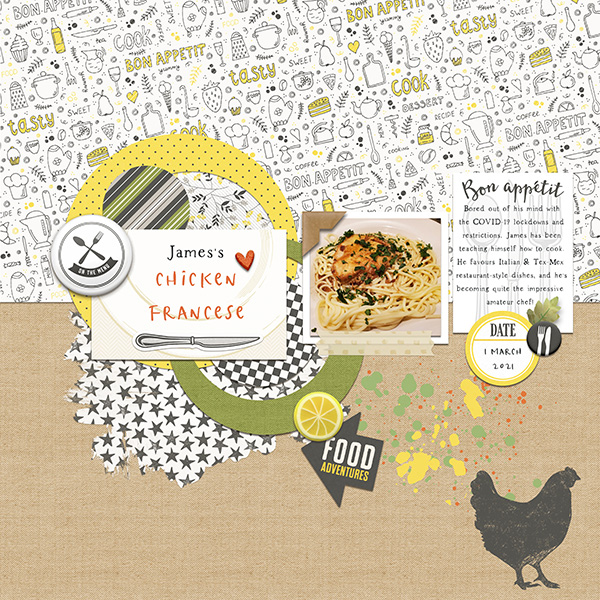 Mar 21 Template Challenge: James's Chicken Francese